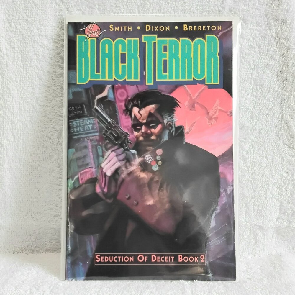 3/$25 NM/M 1990 The Black Terror Book 2 Graphic Novel by Eclipse Comics!!